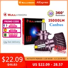 Светодиодные лампы для фар H7 LED Canbus 9005 лм H8 HB3 9006 HB4 9012 H11 H1, светодиодные лампы для фар 360 HIR2, 12 Сторон, 80 Вт, высокая мощность, 3D, градусов, автомобильная лампа