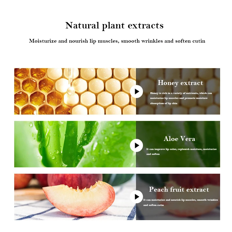 Innicare Бриллиантовая маска для губ Уход за губами фрукты эссенция против старения