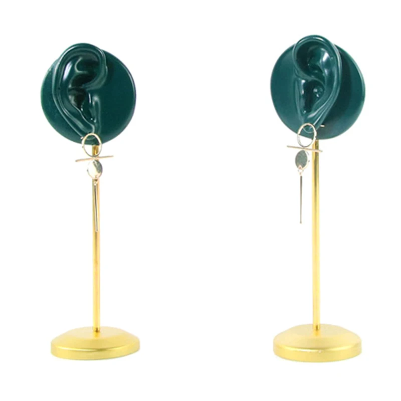 

Earring Display Stand Human Ear Model Tabletop Decor Durable Stable Teaching Tools Jewelry Organizer for Wedding Birthday