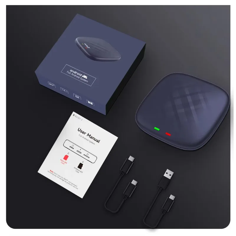 Фото Mini Carplay Ai Box для Android 13 64 ГБ Беспроводная Androidn Авто/карплей/зеркало Link Media Car Play Box Carplay №4