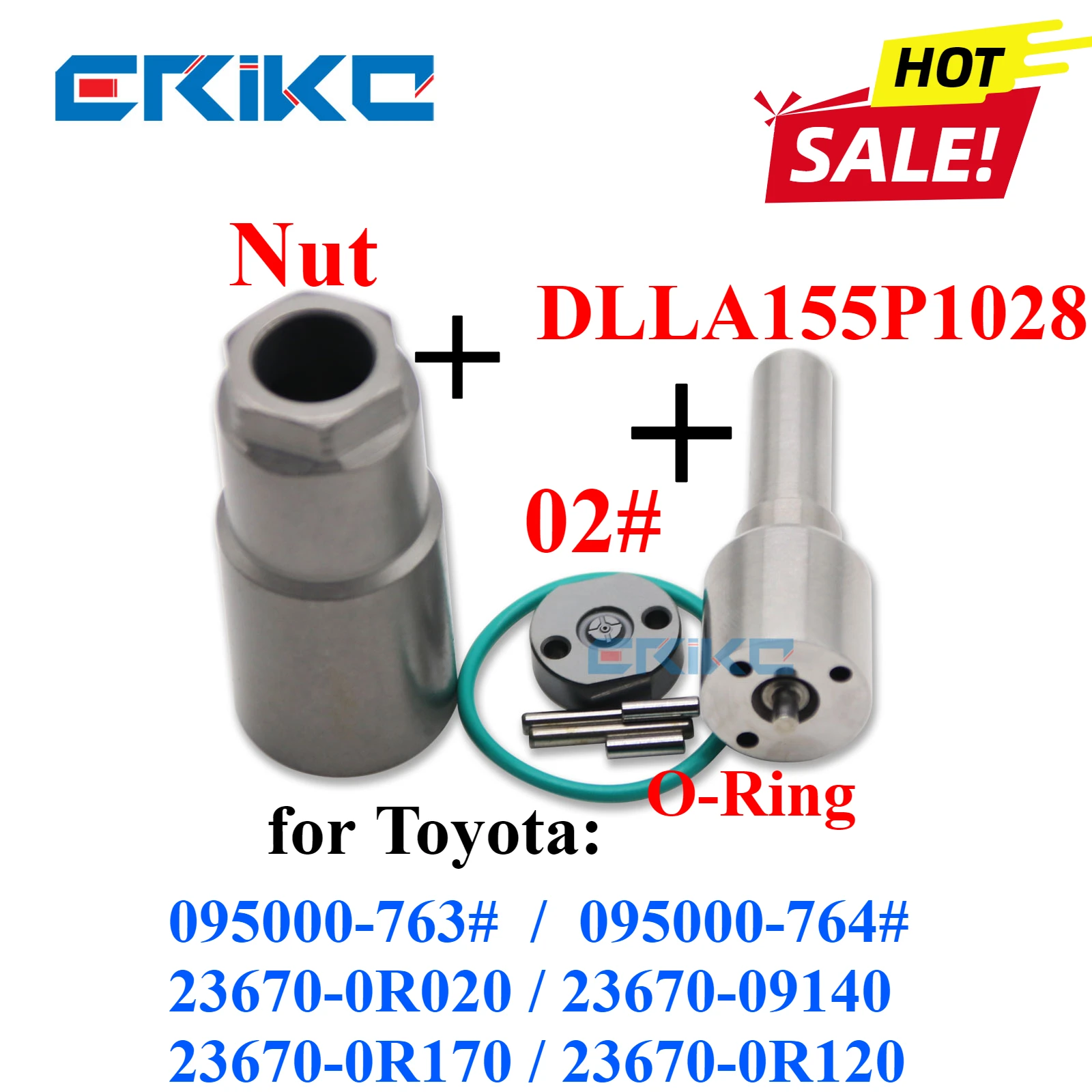 Новый 095000 -7630 Комплект для ремонта дизельных форсунок Сопло DLLA155P1028 Клапанная