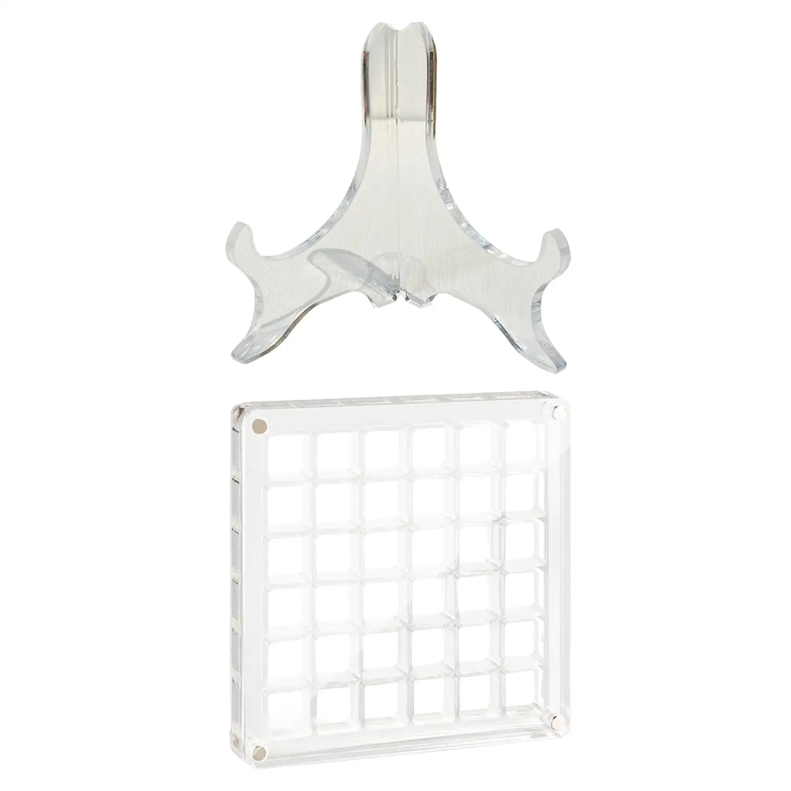 Акриловая коробка для хранения ювелирных изделий с подставкой декоративная