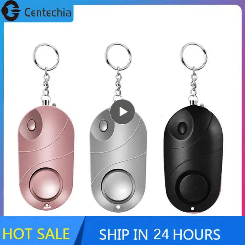 

Self Defense Alarm Girl Women Safety Alert With Keychain Emergency LED Light Torch High 120-130dB Mini Flashlight Alarms