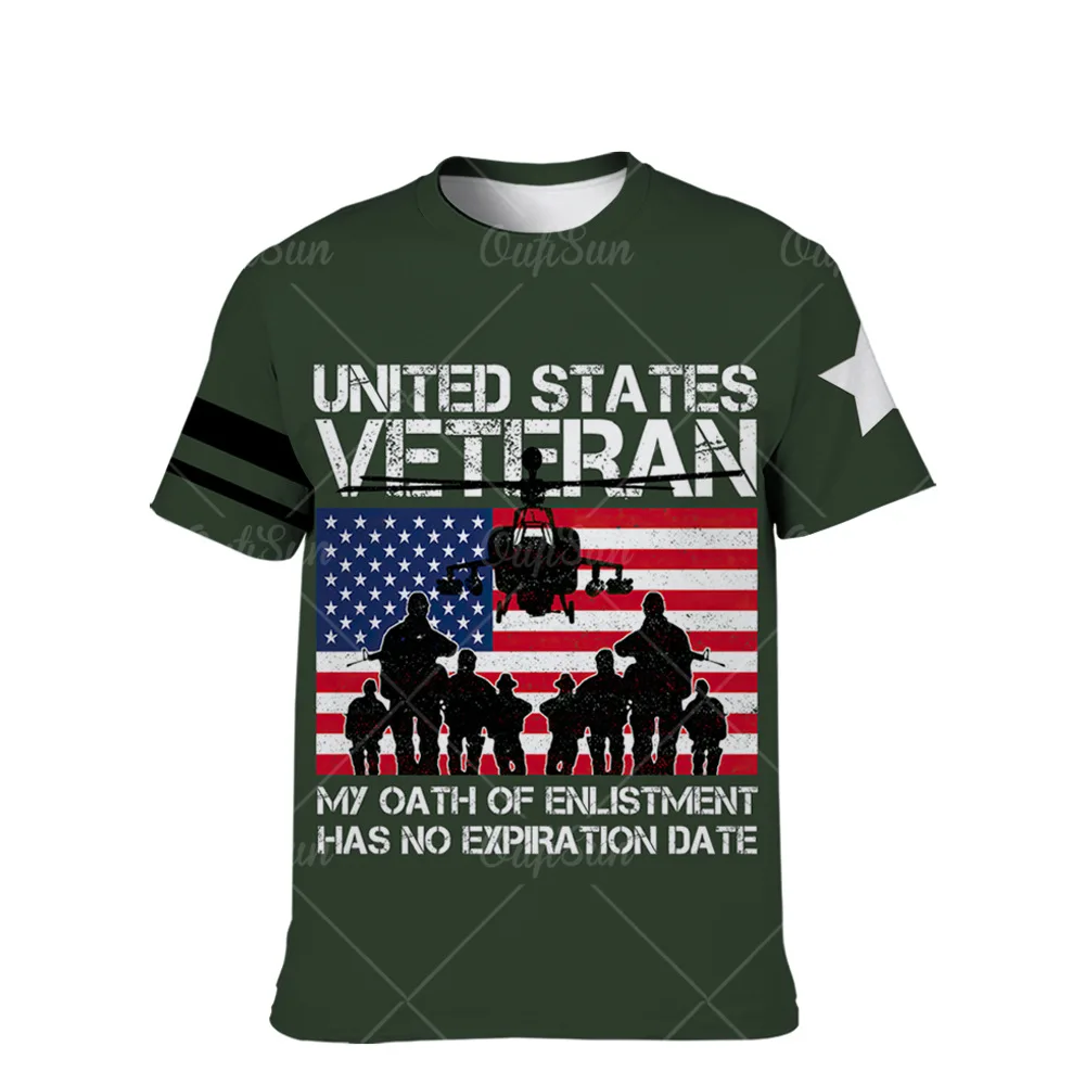 

United States Army Summer Men 3D Printed T Shirt Free Shipping Daily Casual Round Neck Short Sleeve Tees Plus Size Top camisetas