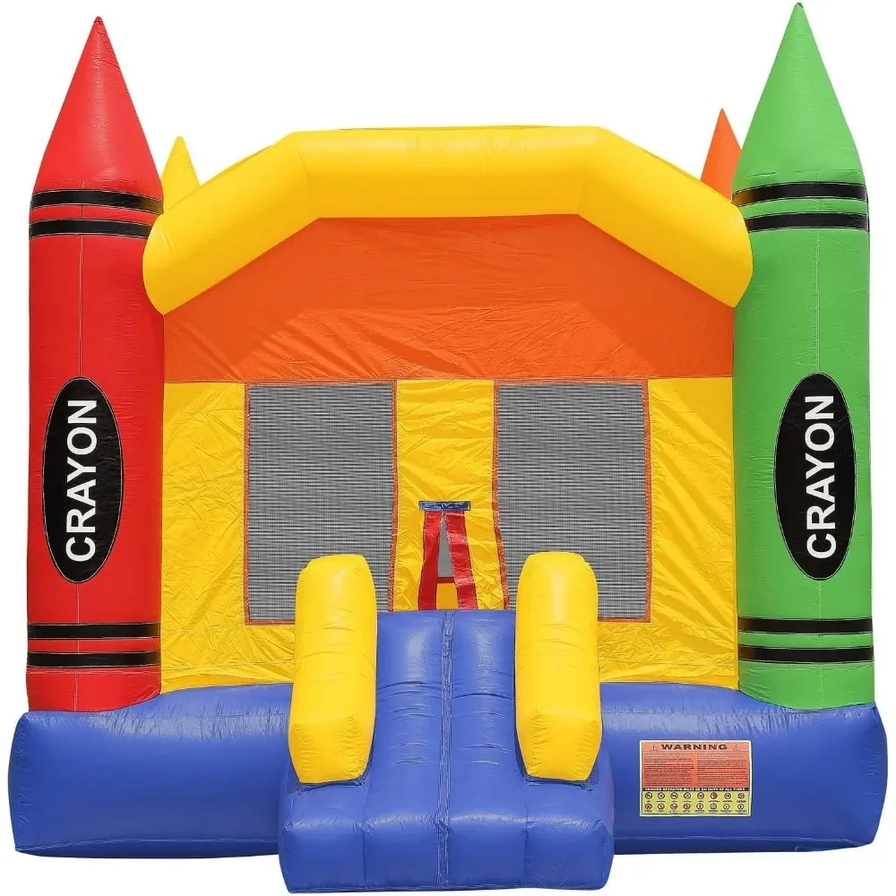 Фото Постмодернистский карандаш Bounce House 100% ПВХ с воздуходувкой коммерческого класса, парк развлечений №3