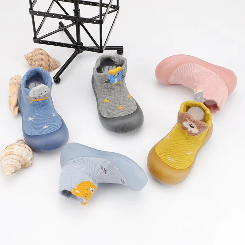 

Baby Toddler Shoes Animals Non-Slip Anti-Off Foot Short Floor Knitted Socks First Walker 5Size 2105 KeDing