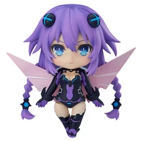 genuine game official neptunia planeptune anime figures neptune nendoroid action figure cute collectible model toys kids gifts