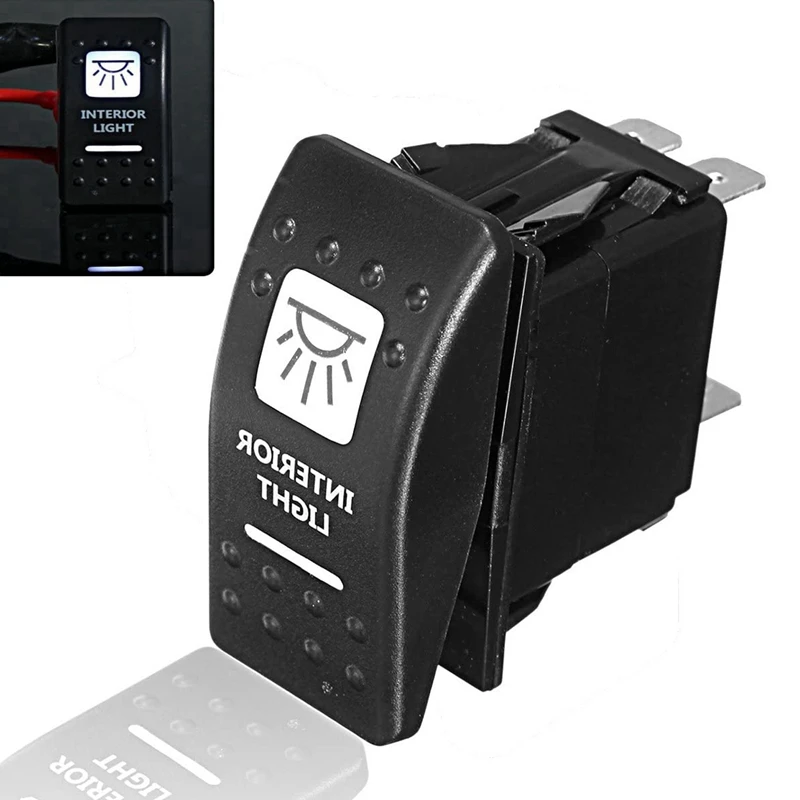 2 шт. интерьерный флип-переключатель белый для UTV ATV Off-Road Can-Am Maverick X3 2017 2018