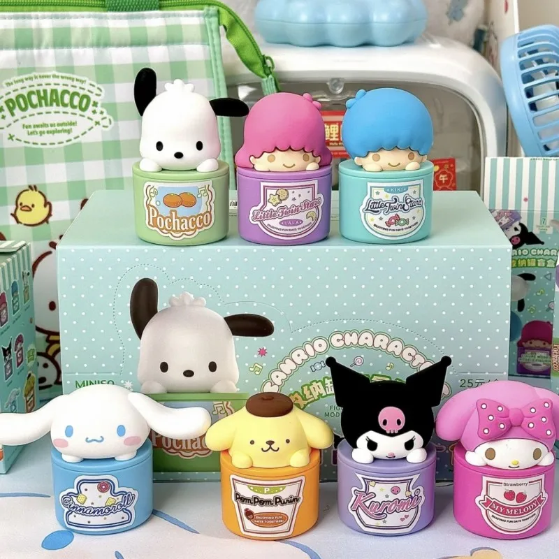 Miniso acha аниме Sanrio емкость для хранения милая зеленая собака Kuromi украшение ручной
