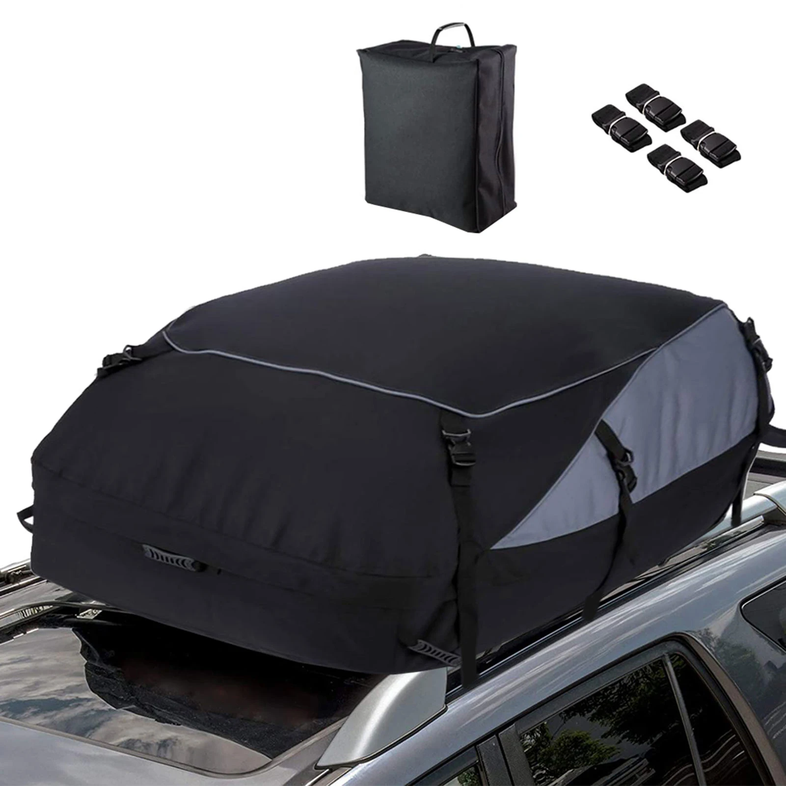 

Vehicle Soft-Shell Carrier Car Roof Bag Car Top Carrier Waterproof Soft Rooftop Luggage Carriers For Travel And Luggage