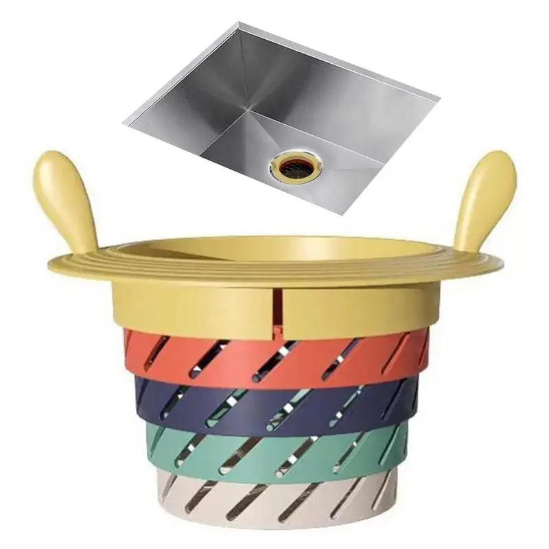 

Sink Strainer Stopper Anti-clogging Bathroom Drainer Basket Kitchen Accessories For Sink Home Bathroom Apartment Hotel