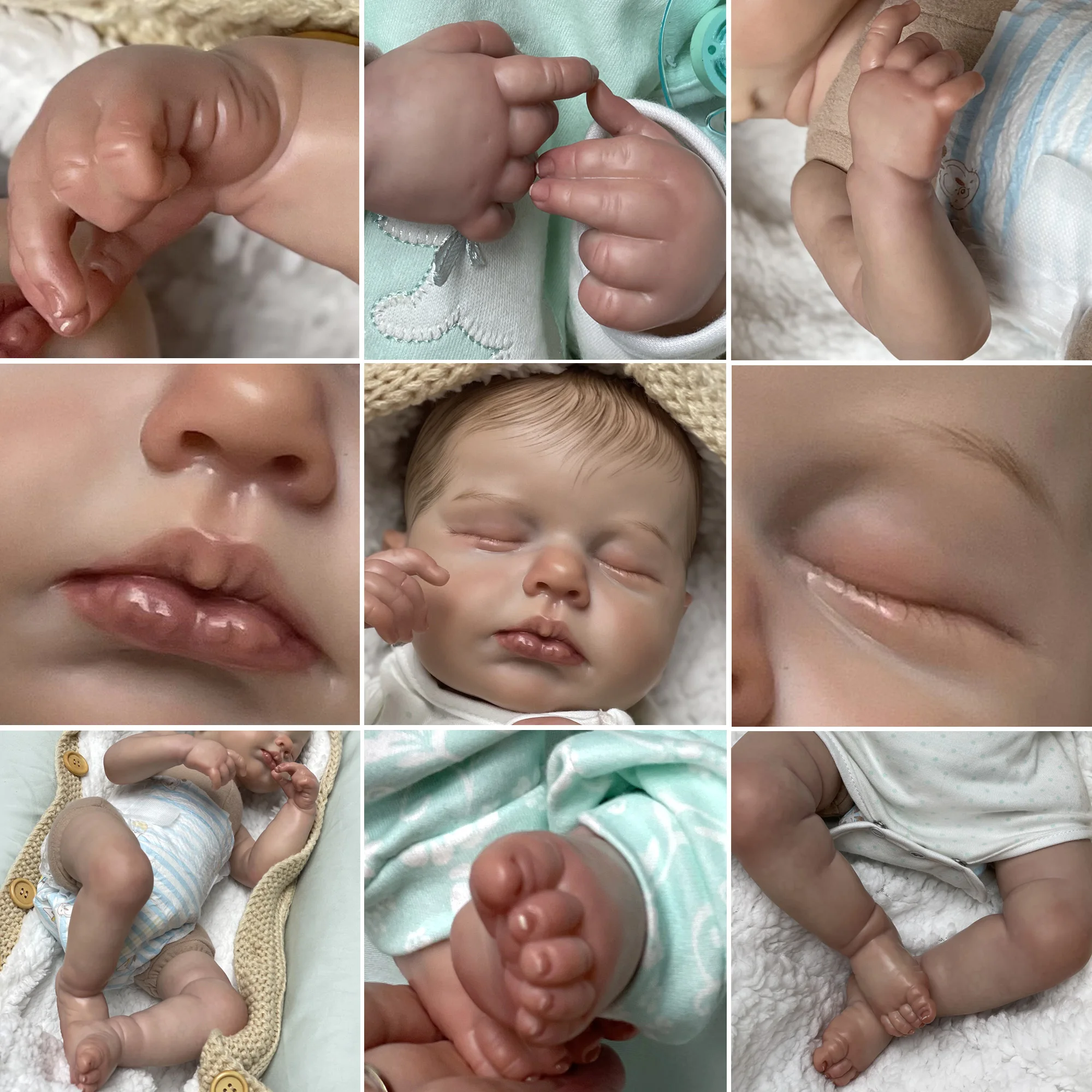 Pаспродажа Кукла реборн LouLou, Реалистичная детская игрушка, подарок для детей, 19 дюймов Скидка Кукла реборн LouLou, Реалистичная детская игрушка, подарок для детей, 19 дюймов