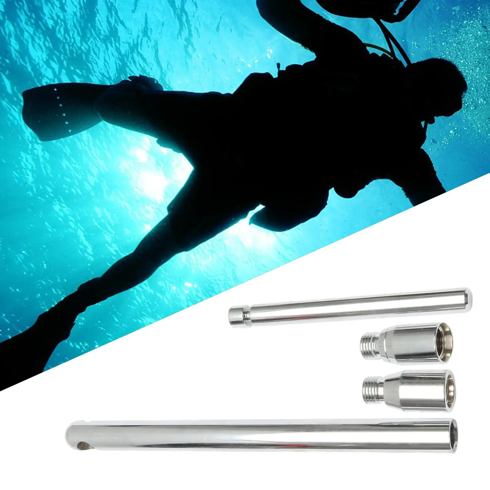 

150mm Hose Protector Tool Hand Installation Stainless Steel Low Pressure Durable Lightweight High Pressure for Scuba Diving Gear