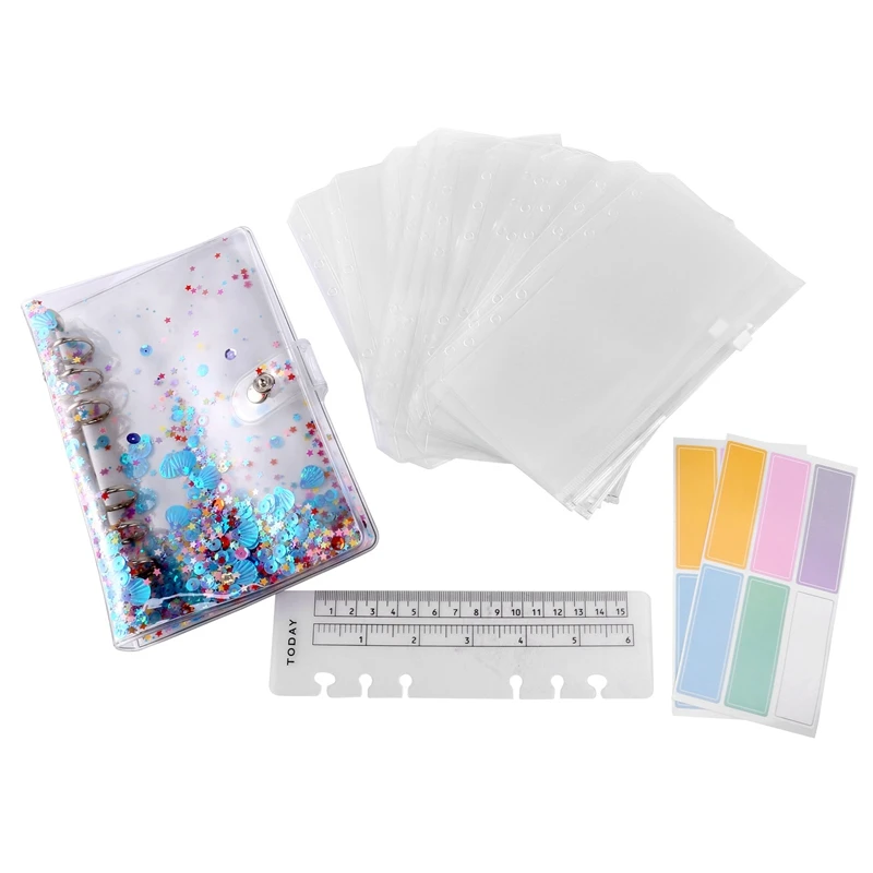 

Папка формата А6 и 12 прозрачных конвертов, папка для денег для бюджетных целей