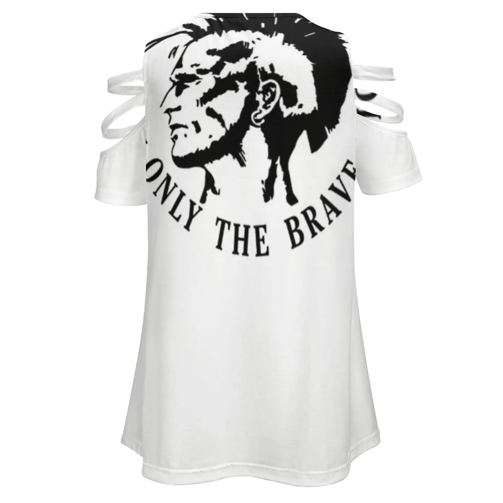 Женская Винтажная футболка на молнии с принтом символикой