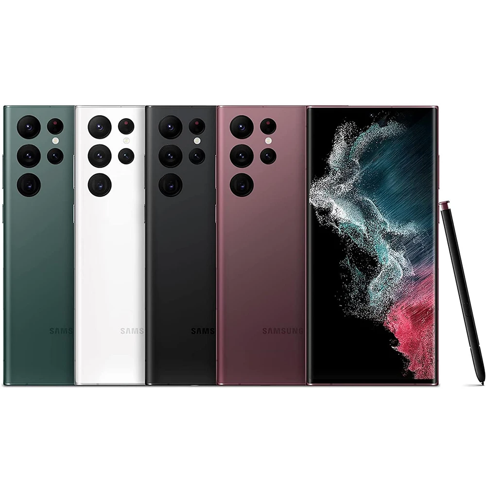 Фото Смартфон Android Samsung Galaxy S22 Ultra 5G S908U1, 6,8 дюйма, 8/12 ГБ ОЗУ, 108 МП, телефон S22U, версия для США, 5000 мАч, оригинальный разблокированный №2