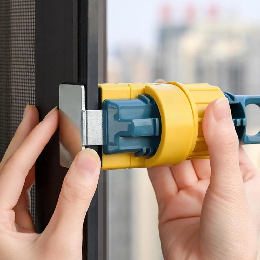 

1Pc Window Frame Kleerhanger Draagbare Indoor Window Rail Indoor Droogrek Badkamer Kleding 8-Gaten Opknoping Ondergebracht M4C0