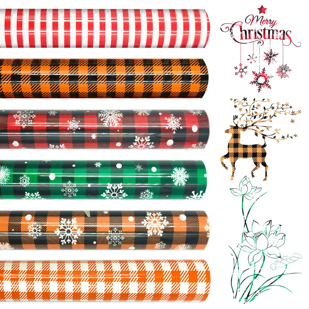 

6 шт., 12 х10 дюймов, комплект снежинок, пледов, печатная теплопередающая виниловая пленка, термоклейкая пленка для футболок, для изготовления ...