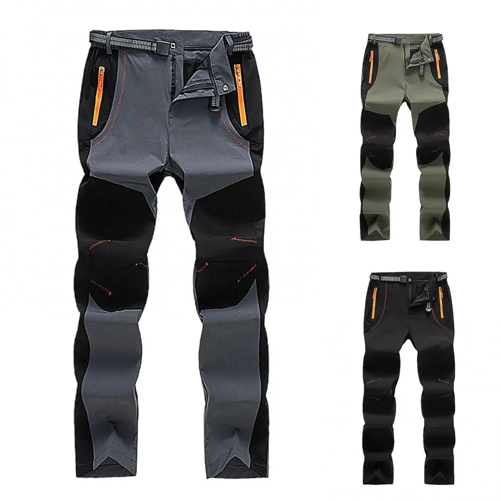 

Men's Camping Pants Trekking Trousers Waterproof Quick Dry Pockets Pants Hiking Pants UV-Proof Outdoor Travel Male Trousers