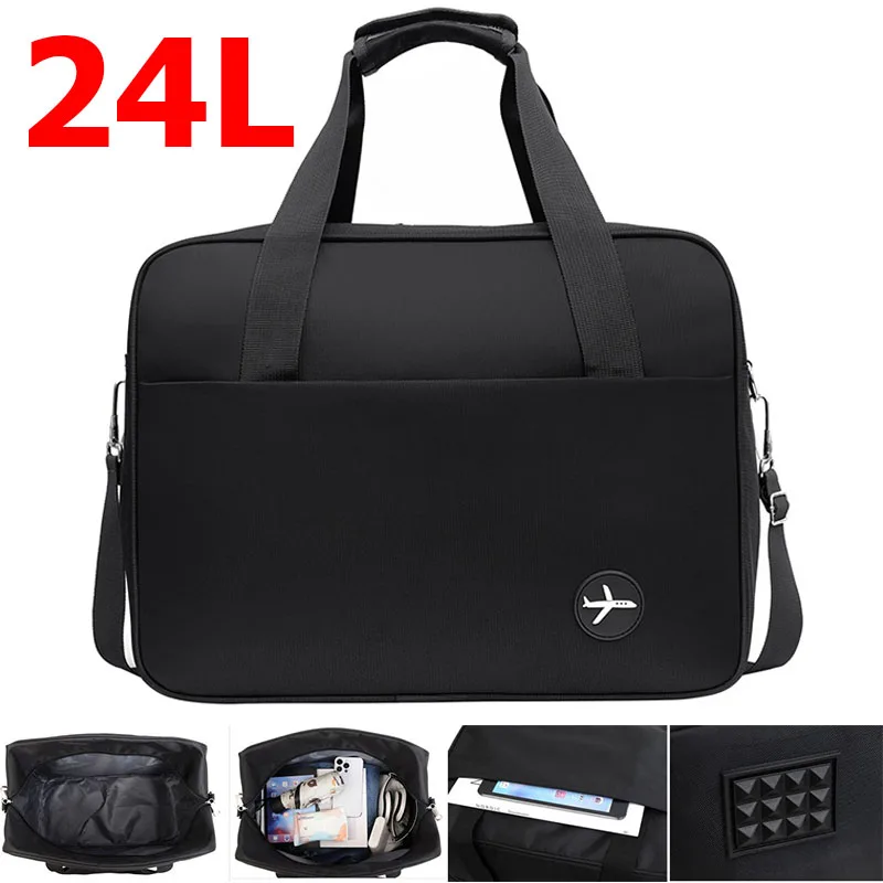 

24L Men Travel Bags Business Trips Sports Fashion Shoulder Bag Waterproof Messenger Luggage Travel Pack for Male Women Female