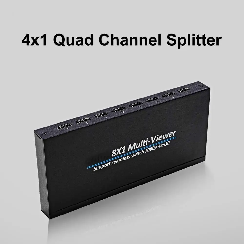 

Videos Switch Metal HDMI-1.4 Quad Multi-Viewer Screen Splitter for TV Laptop Multimedia