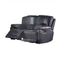 chair european elegant real leather sitting room popular cup holder sofa with high back pillow