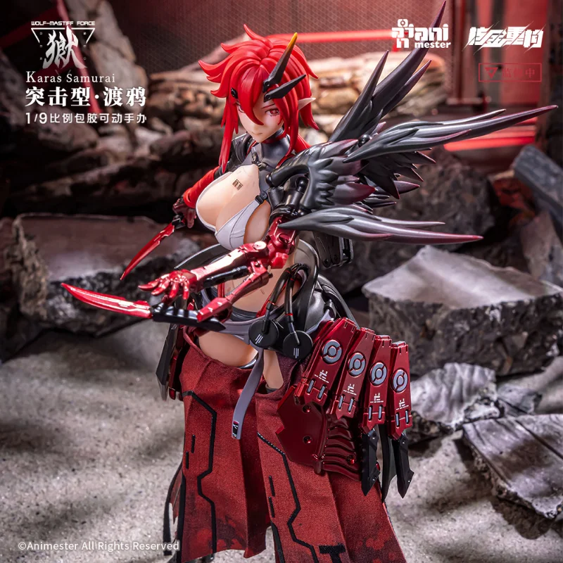 Фото В наличии: Коллекционная фигурка Daiman Takumi Wolf Dog Unit Assault Type Raven 1/9, пластиковая, с покрытием, модель для хобби, подарок №3