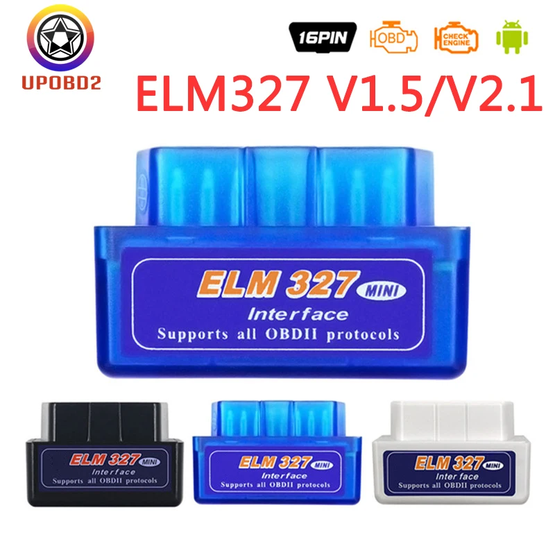 Автомобильный диагностический сканер V1.5/V2.1 ELM327 OBD2 Bluetooth-совместимый obd 2 elm 327 V1.5 V2.1