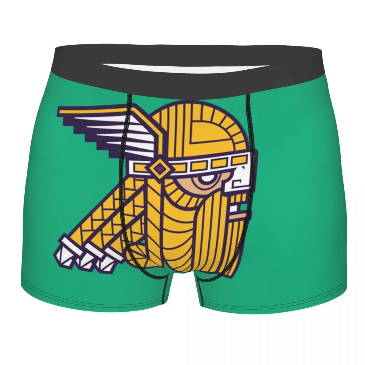 

Мужские трусы-боксеры Barak Varr Vikings Skol с логотипом, мужское эластичное нижнее белье с 3D принтом, трусы