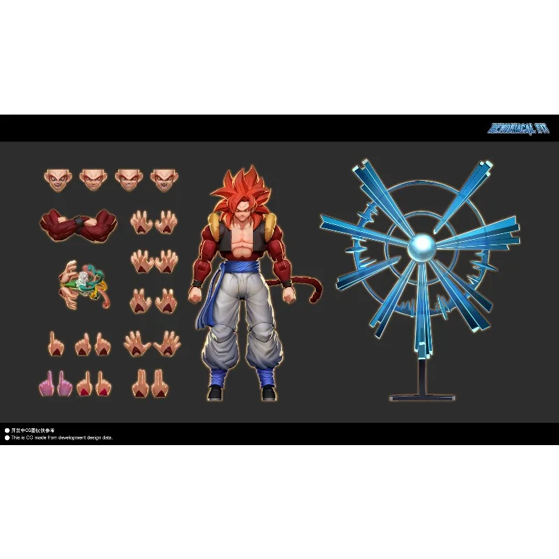 Фото Фигурка Demoniacal Fit Gogeta Dragon Ball GT Super Saiyan 4 Gogeta 3.0, аниме-фигурки, модели, игрушки, подарки №3