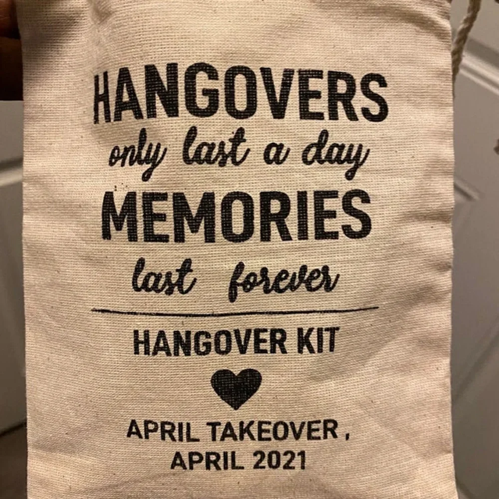 20 шт. сумки для свадебных сувениров на заказ - вешалки Last a Day Воспоминания Forever