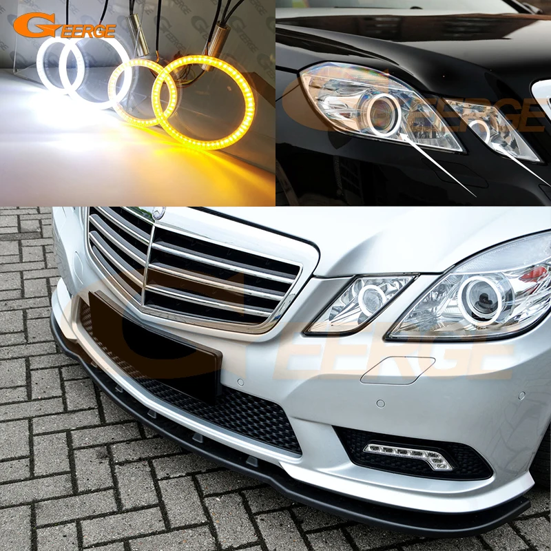 Для Mercedes Benz E Class W212 C207 A207 ультра яркий A/W переключаемый Дневной светильник с