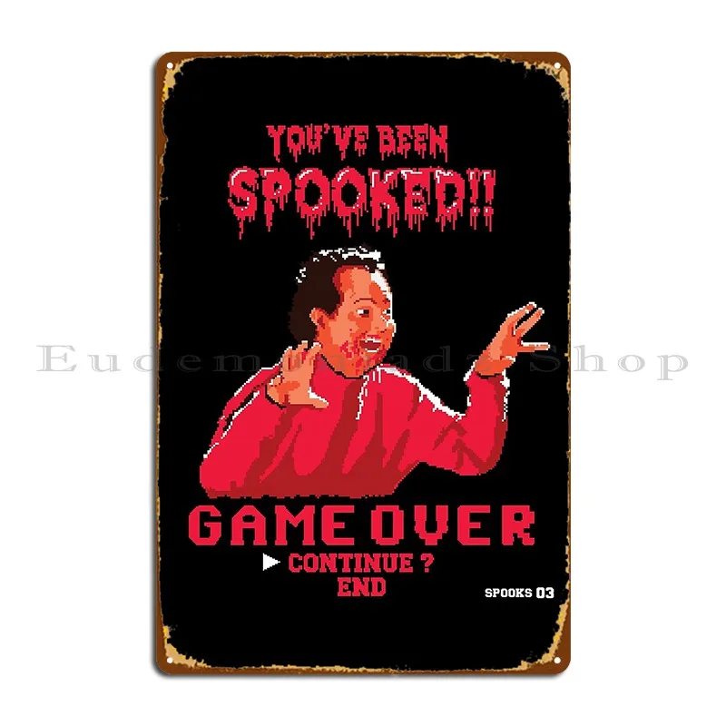 Металлическая вывеска для видеоигр спагетт создание фотографий дизайнерские