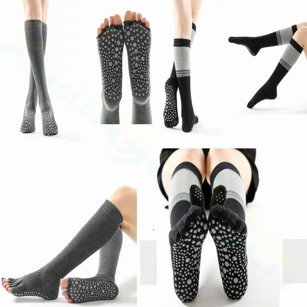 Женские носки с напуском гетры весна-лето высокие чулки до бедра тонкие дышащие