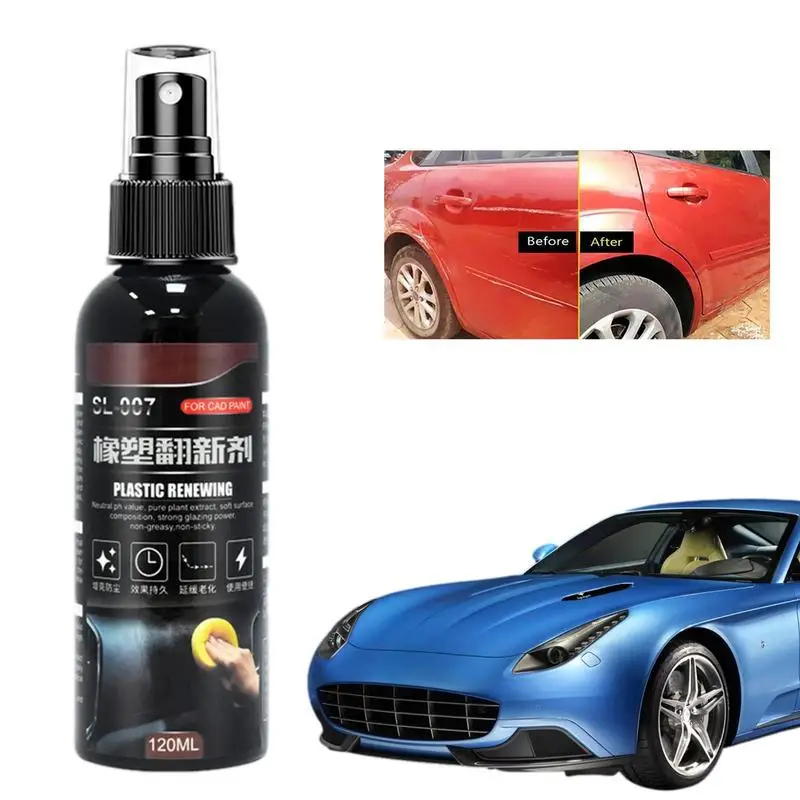 

Car Trim Restorer Spray Car Cleaning Spray For Renewing Restoration Ceramic Coating Stain Removal Trim Restorer For Cars Car