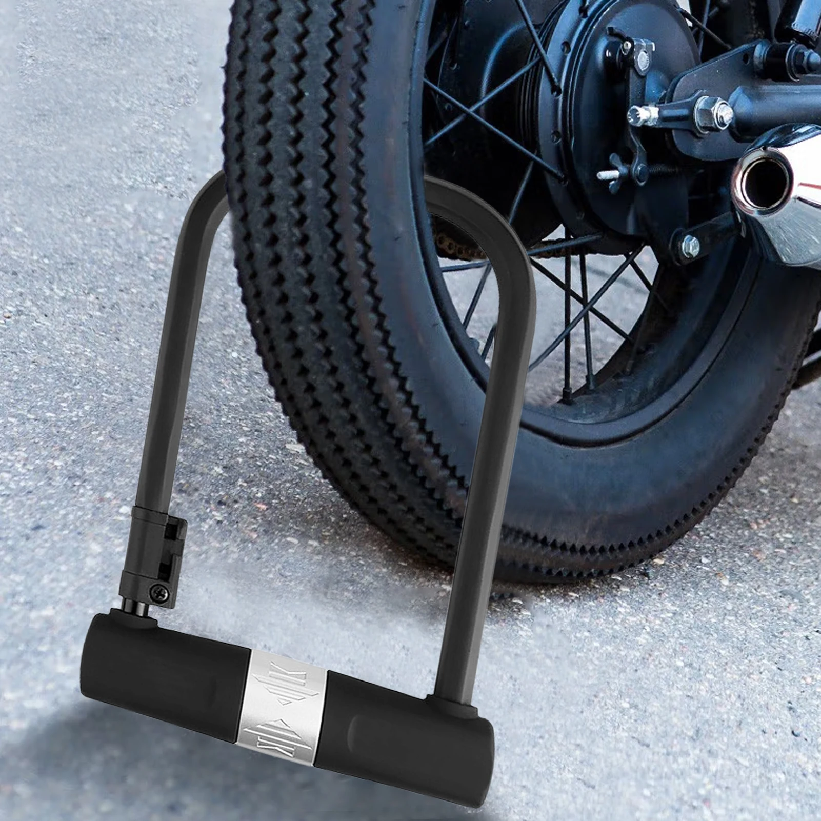 

2022 New Bicycle U Lock Universal Bike U-Lock Anti-theft Safety Motorcycle Scooter Cycling Lock Bicycle Accessories With 2 Keys