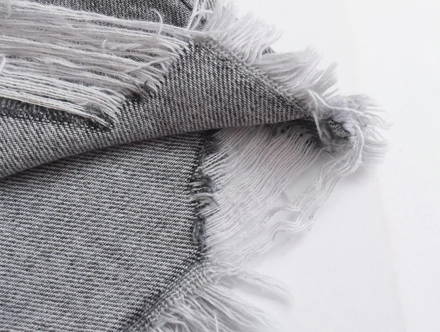 Dave&Di Summer Pure Cotton Girls High Street Frayed Distressed Denim Mom Fashion Shorts Women Casual Bermuda