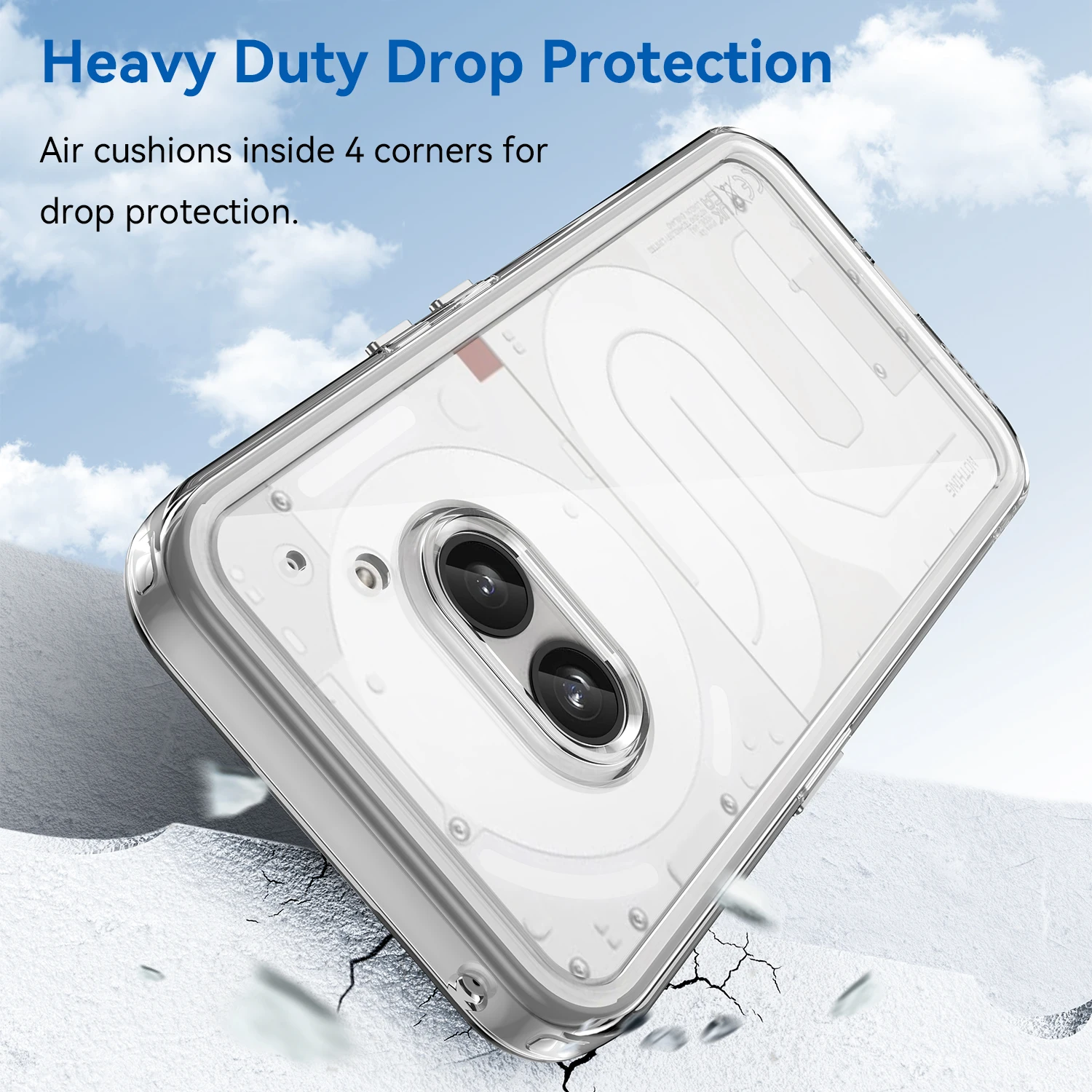 Акриловая искусственная для телефона (2 а) роскошная Прозрачная силиконовая