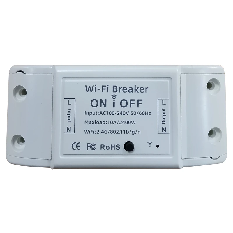 

Умный выключатель с Wi-Fi, универсальный выключатель с дистанционным управлением через приложение, работает с Alexa Google Home