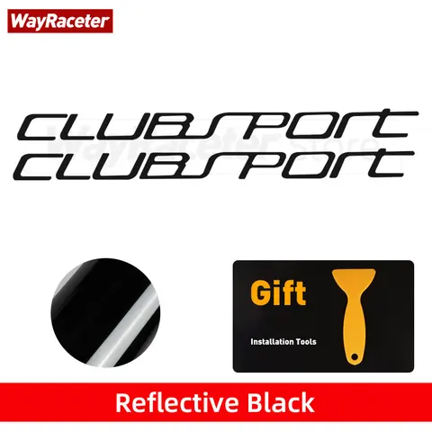 2 шт. наклейка на боковую юбку двери GTI Clubsport Стайлинг Графика Светоотражающая виниловая наклейка для Volkswagen VW Golf 7 MK7 8 MK8 2022