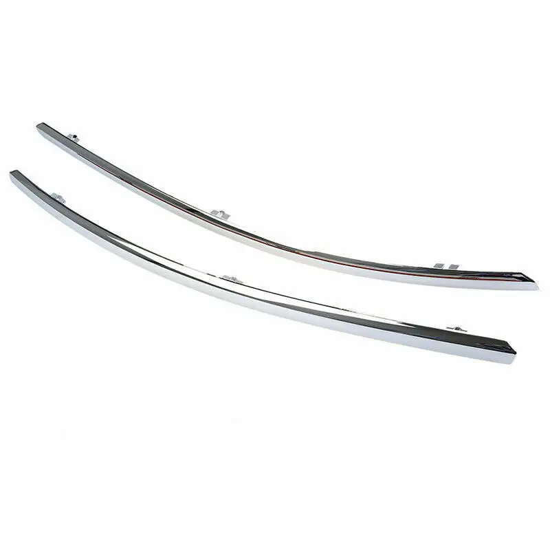 Нижняя накладка на передний бампер автомобиля хромированная для Audi A6 C6 2005-2008 4F