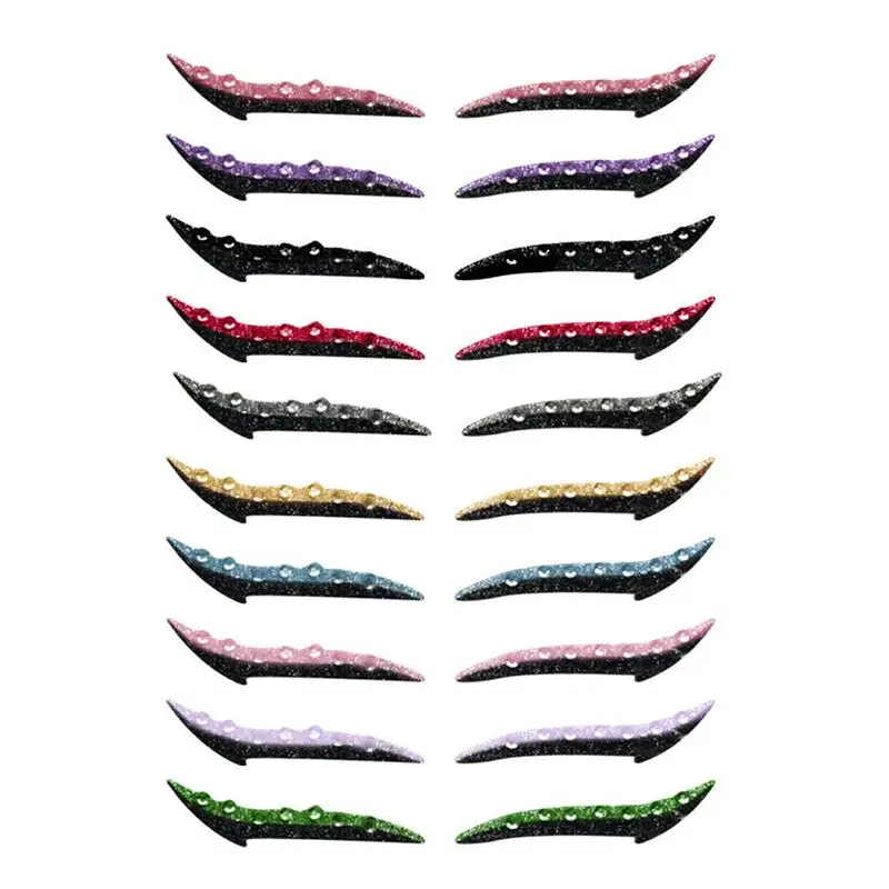 

10 пар, водонепроницаемые Стикеры для макияжа глаз