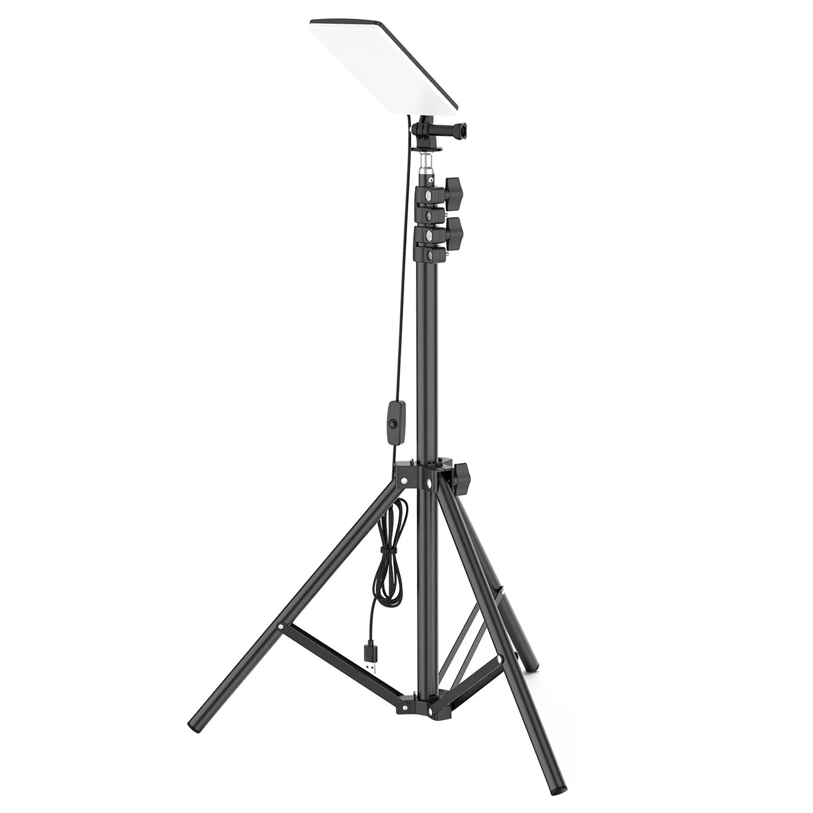 

84PCS LEDs Light Selfie Camera Lamp with Telescopic Tripod USB Powered Adjustable Height