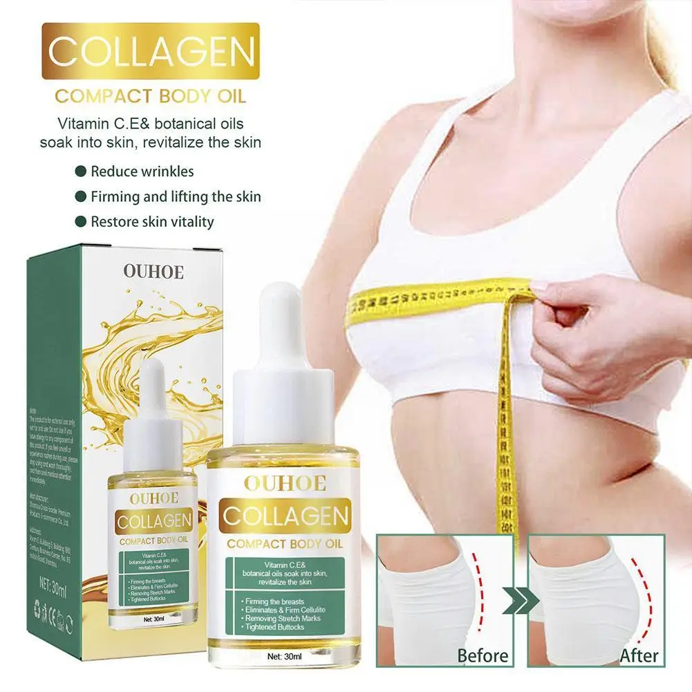 

Collagen Protein Enhances Body Oil Tightens Abdomen And Care Yellow Oil Oil Brightens Legs Skin Exfoliates And Skin Y5T2
