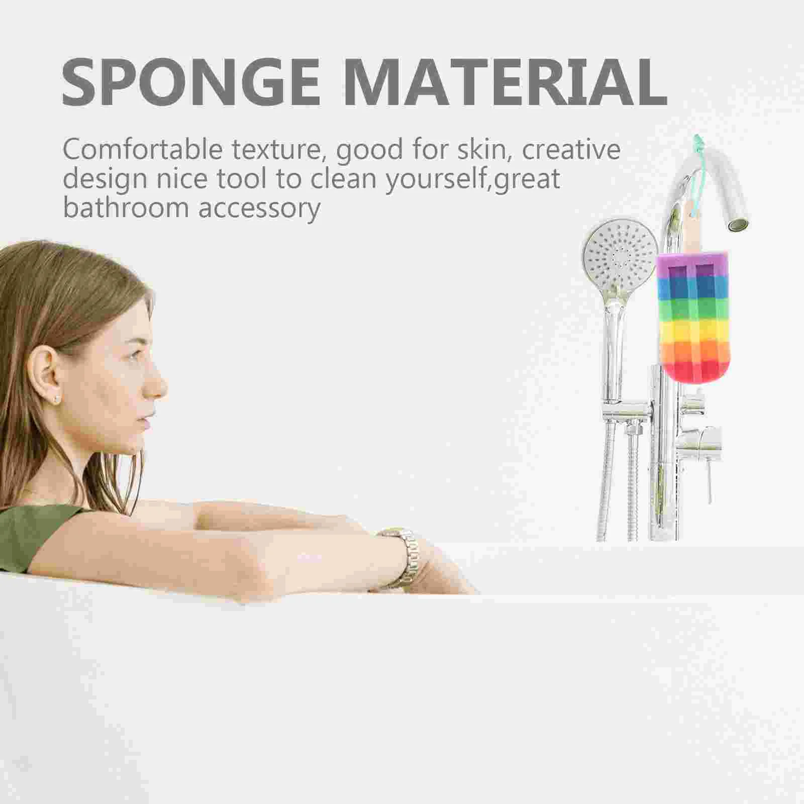 6 шт. детская губка для мытья лица с шариком