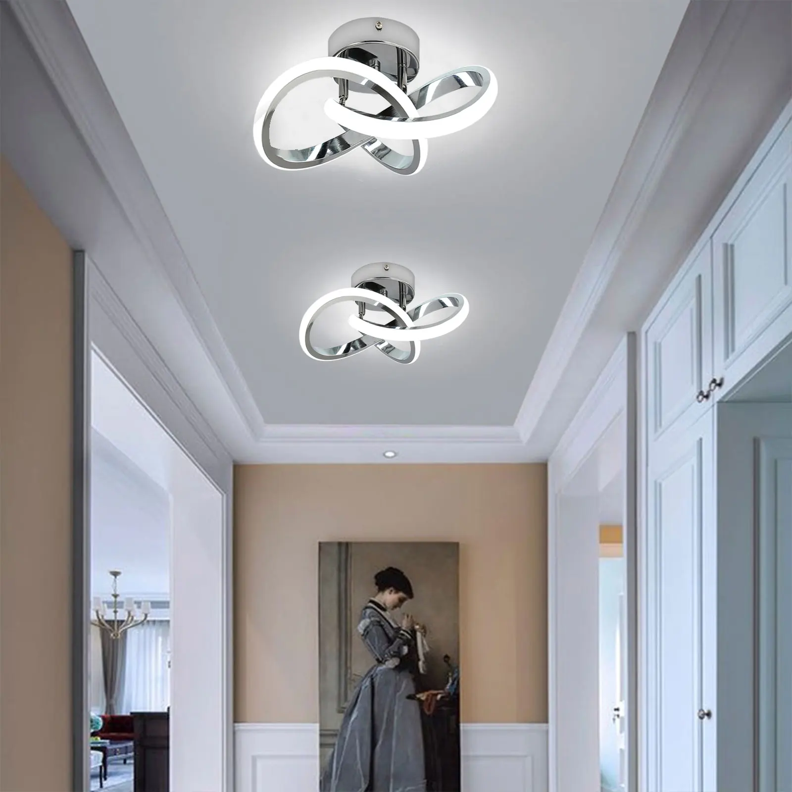 $21.99 Aisle Lamp Modern Led Ceiling Light Home Indoor Lighitng Fixtures For Living room Bedroom Dining room Kitchen Corridor Lights