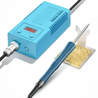 bk950d real 50w mini electric digital soldering station with t13 welding iron tips pcb circuit boards soldering