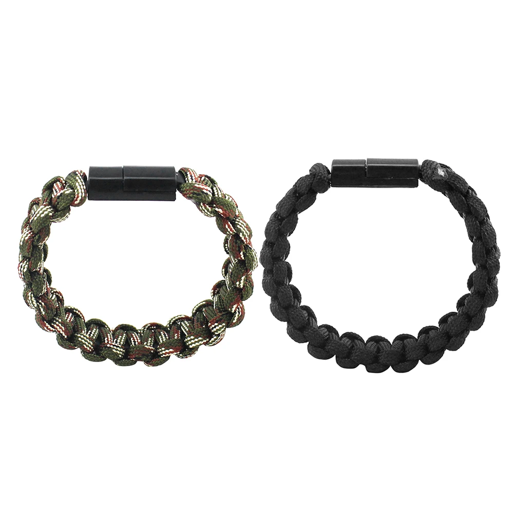 

Мужской походный аварийный Плетеный Регулируемый браслет для выживания Пряжка Зонт веревка наружный браслет для женщин Паракорд