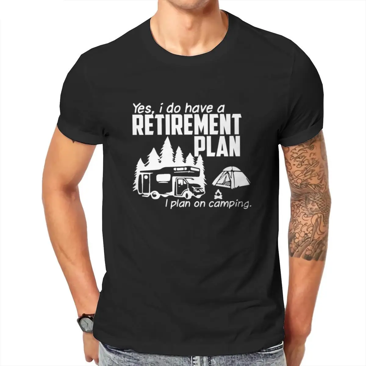 

Wholesale Retirement plan - camping Men’s Organic T-Shirt Essentials Pink HipHop Unisex Tees 105375