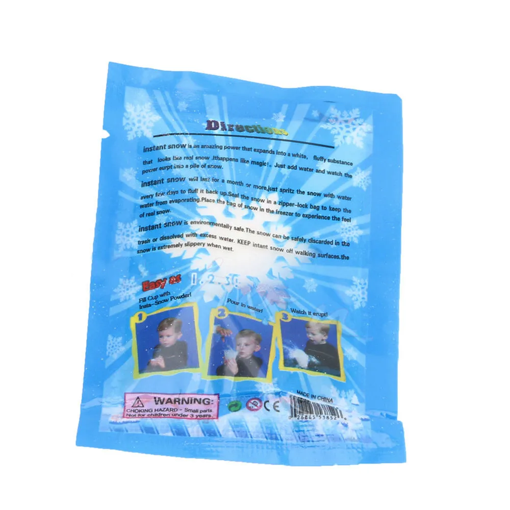 

10Pack Instant Wedding Super Christmas Snow Fake Absorbant Decor Fluffy Magic Other